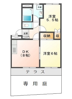 メゾン・エスポワール・アラタニの間取り