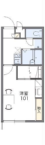 島田市向谷のアパートの間取り