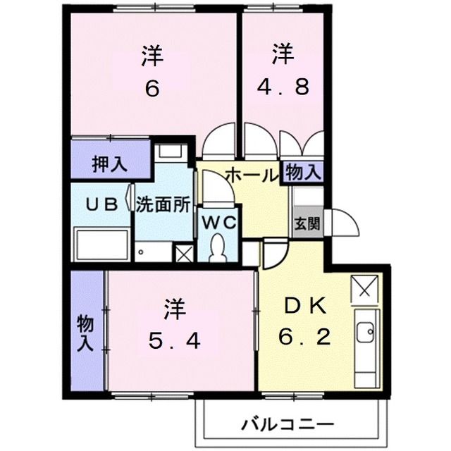 メゾンドールの間取り