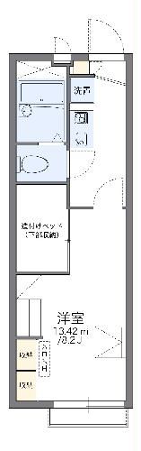 瀬戸市大坂町のアパートの間取り