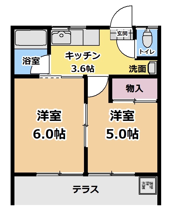 東京都杉並区松庵３（アパート）の賃貸物件の間取り