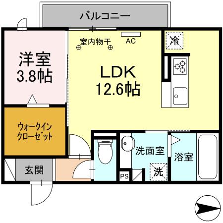 TORISIA添地町の間取り写真