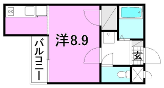 プチシャンブルMの間取り