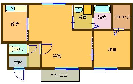 グリーンコートIIの間取り