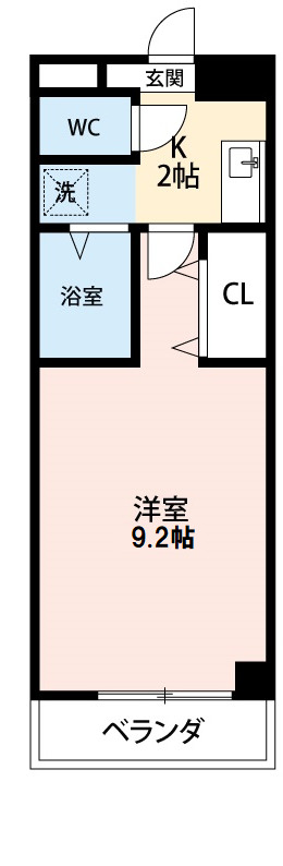 岡崎市中島町のマンションの間取り