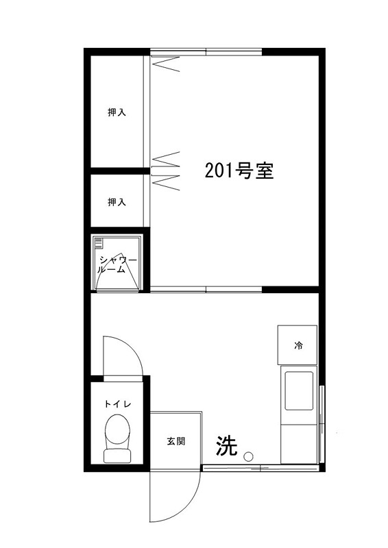 碑文谷ハイムの間取り