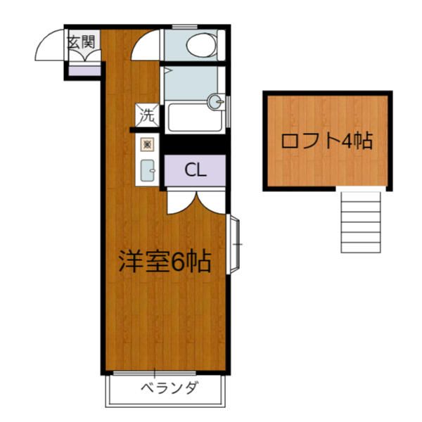 ロイヤルハイムＢの間取り