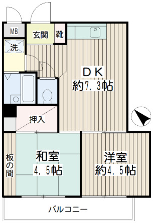 アーバン磯子の間取り