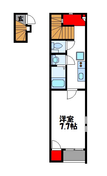 糟屋郡宇美町神武原のアパートの間取り