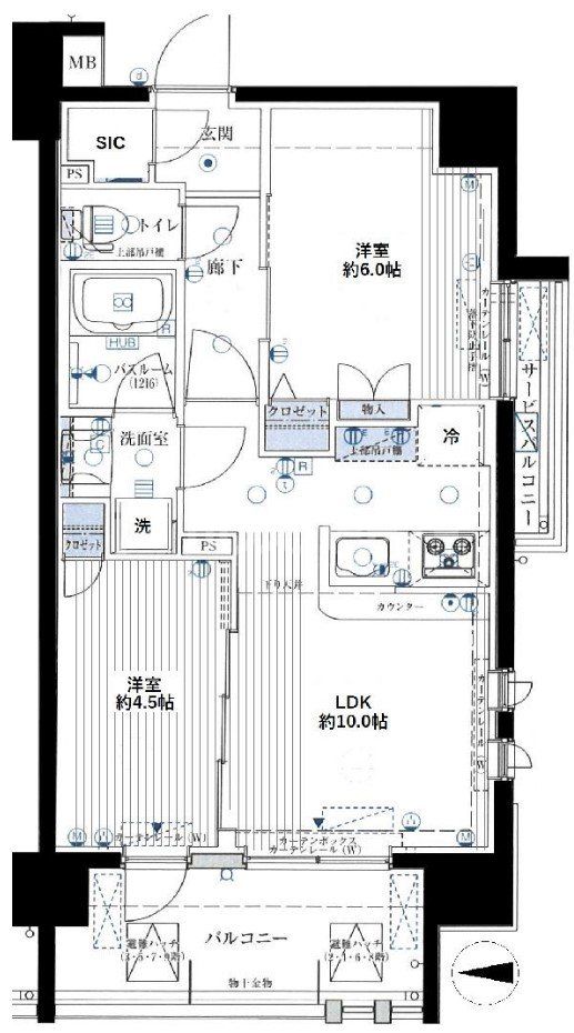 【ブリシア西日暮里IIの間取り】