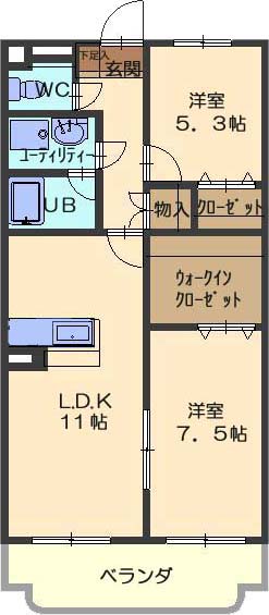 サザンクロスの間取り