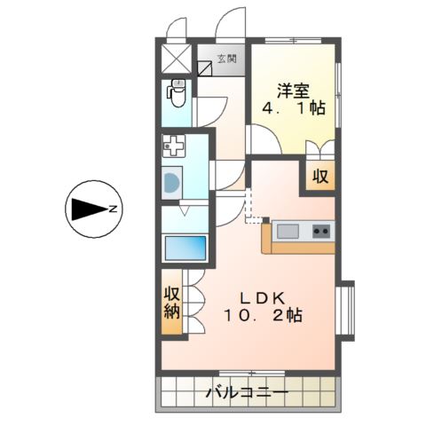 メイプル館の間取り