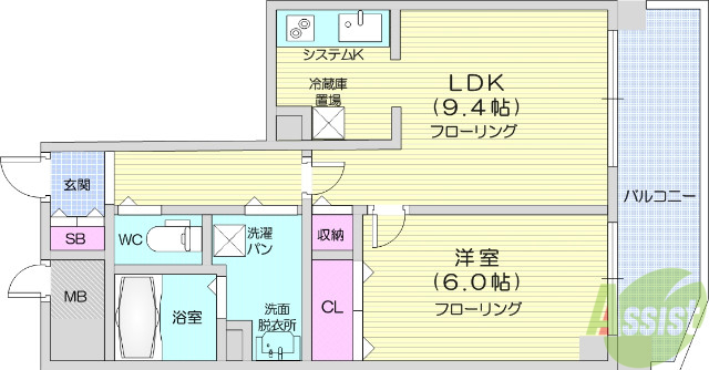 La Douceur青葉小田原の間取り