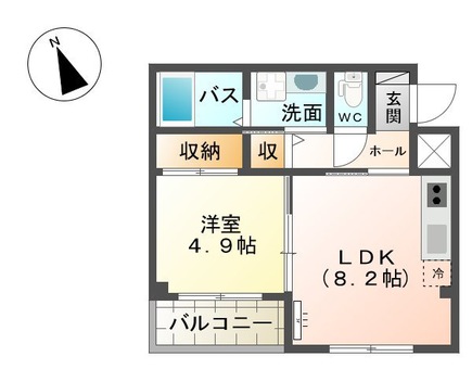 アヴァンティ三国ヶ丘2の間取り