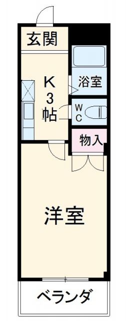 【名古屋市名東区牧の里のマンションの間取り】