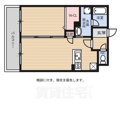 キルンズ博多駅南の間取り