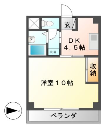 グリーンハイツ徳川の間取り