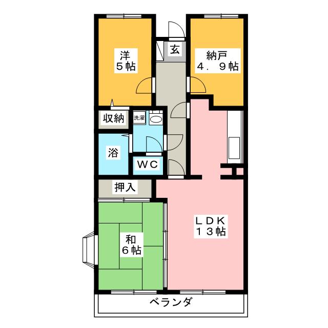 シャルム春日部の間取り