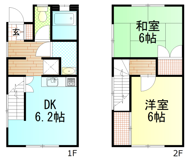 光タウンハウスの間取り