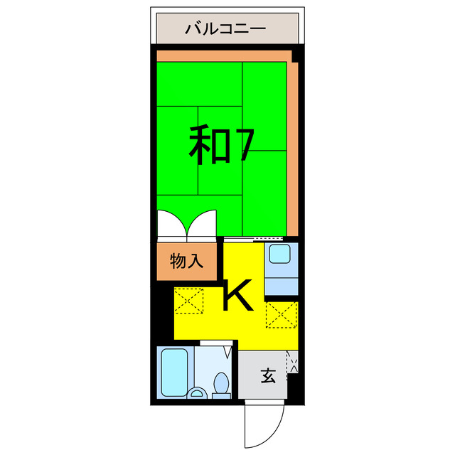 ケントタウン東神田の間取り