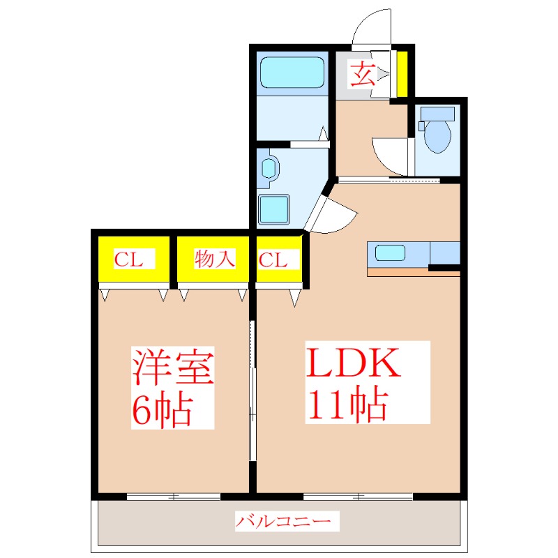 セントエリーゼの間取り