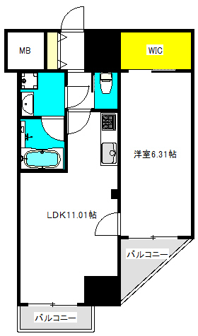 Ｖｉｎｏプレジオ本町の間取り