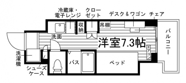 習志野市大久保のマンションの間取り