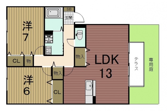 ウィル比叡の間取り