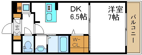 サニーサイド240の間取り