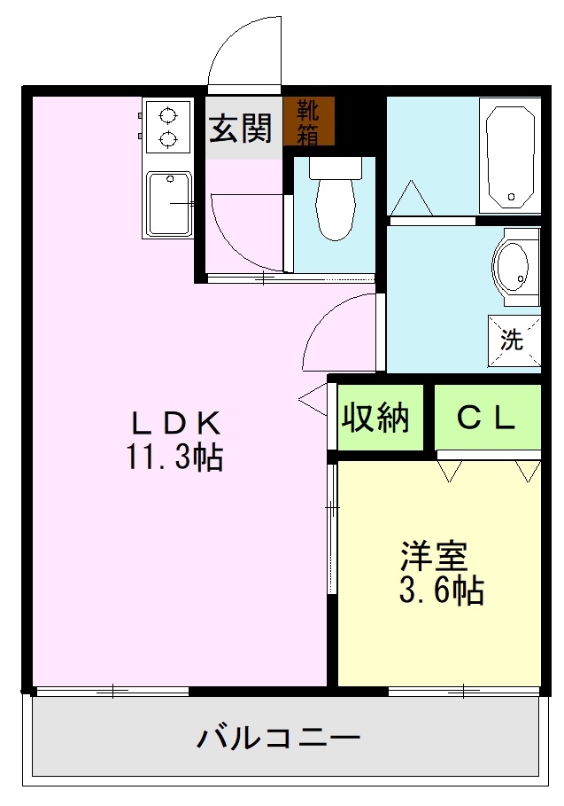 ＦＬＡＴ　ＴＭの間取り