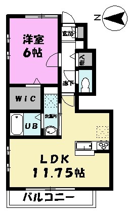 ペアレント西新井の間取り