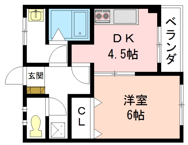 ユタカマンションの間取り