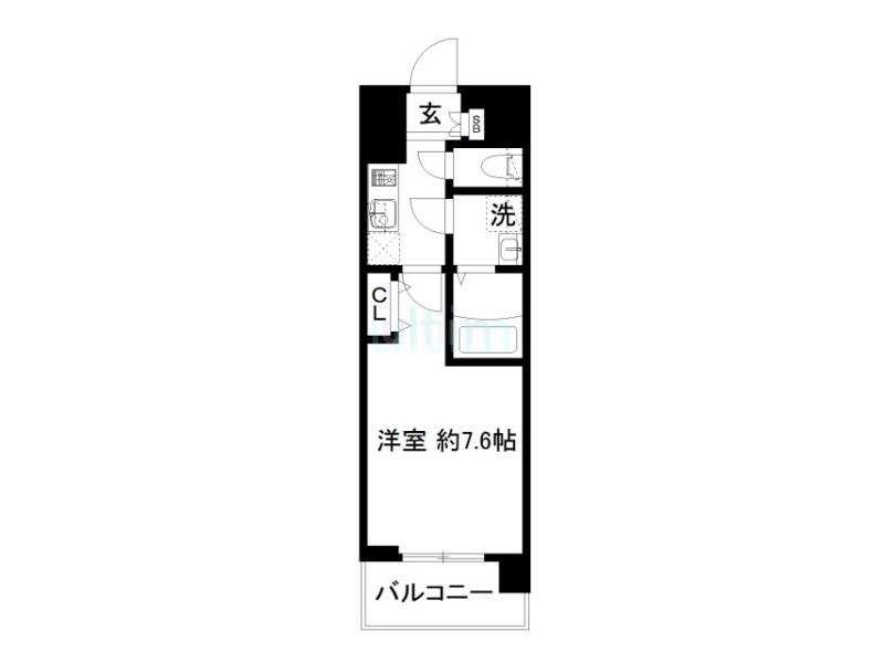 クリスタルグランツ京都西大路の間取り