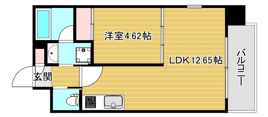 プレジオ弁天町の間取り