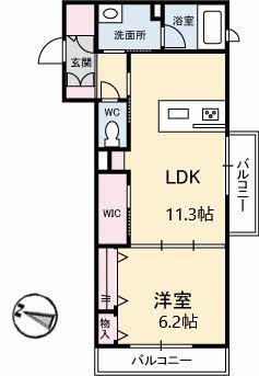 ヴィアソーレ虹ヶ丘の間取り