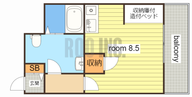 プライム英賀保の間取り