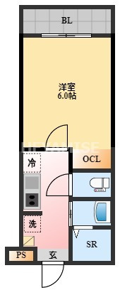 長崎市諏訪町のマンションの間取り