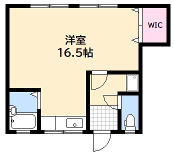 広島市西区上天満町のマンションの間取り