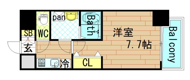 ベイサイドパークOSAKAサウスレジデンシスの間取り