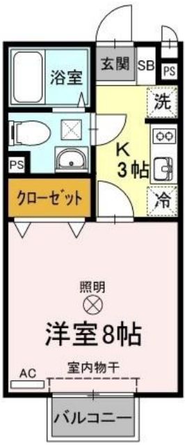 アビデ西崎の間取り