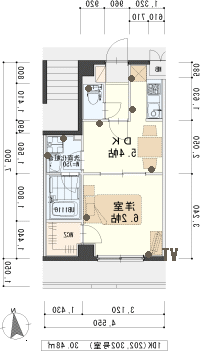 クレセールVの間取り