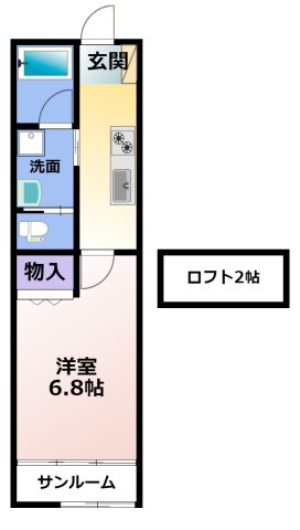 アトレ鷲津の間取り