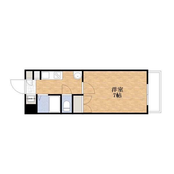 大阪市東淀川区大桐のマンションの間取り