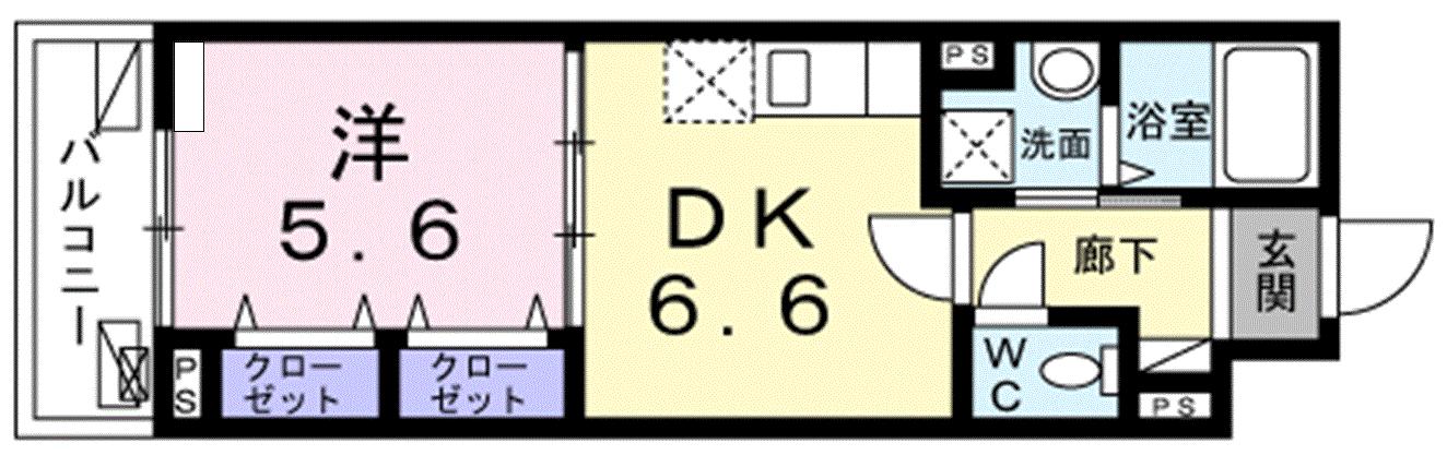 シャルフィーの間取り