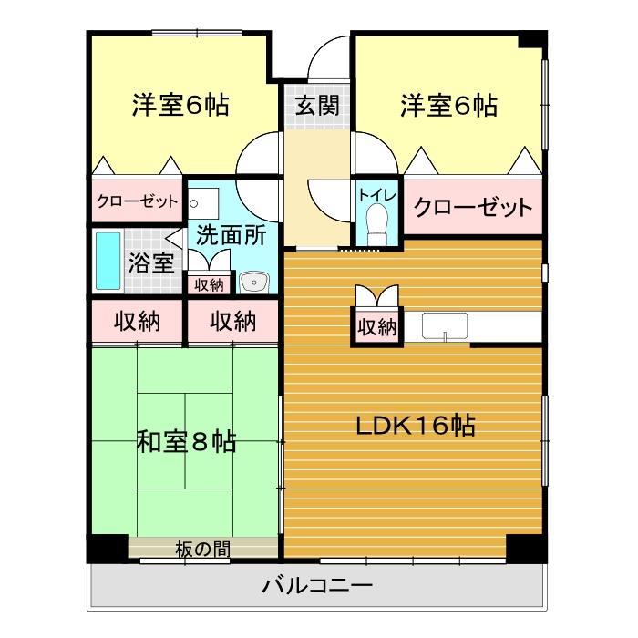 やまもも館の間取り