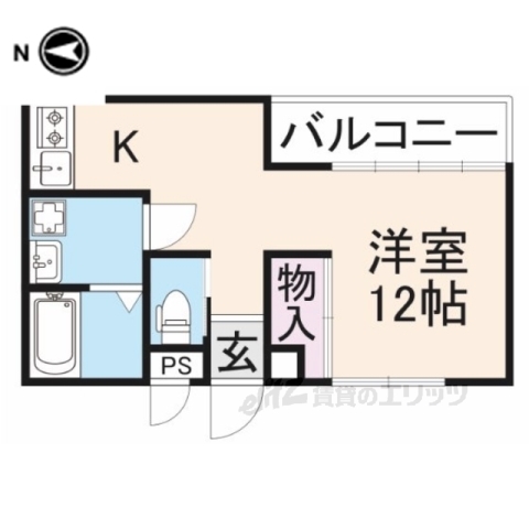 アヴェニール鞍馬口の間取り