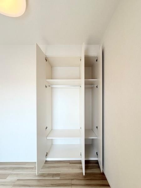 収納　十分な収納スペースがあります