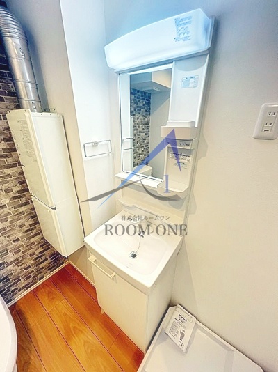 洗面設備　洗面台です。