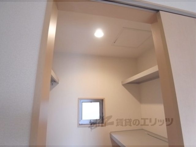 収納　ウォークインクローゼットです。