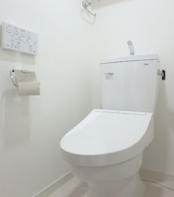 トイレ　ゆったりとした空間のトイレです